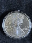 2025 1oz Silver American Eagle with Eagle Privy Bullion coin .999 Fine