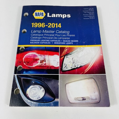 #ad NAPA Lamps 1996 2014 Lamp Master Catalog $29.99