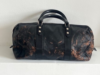 Men's Weekend Vintage Christian Dior leather weekend bag - Y2k but shedding...