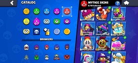 61K TROPHY./45 Max Brawler/Many Max Rank 99/99Brawler/7 LEG/8 Mithic/81 Epic.