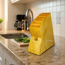 TUPPERWARE D107 CHEF-SERIE MESSERBLOCK HOLZ