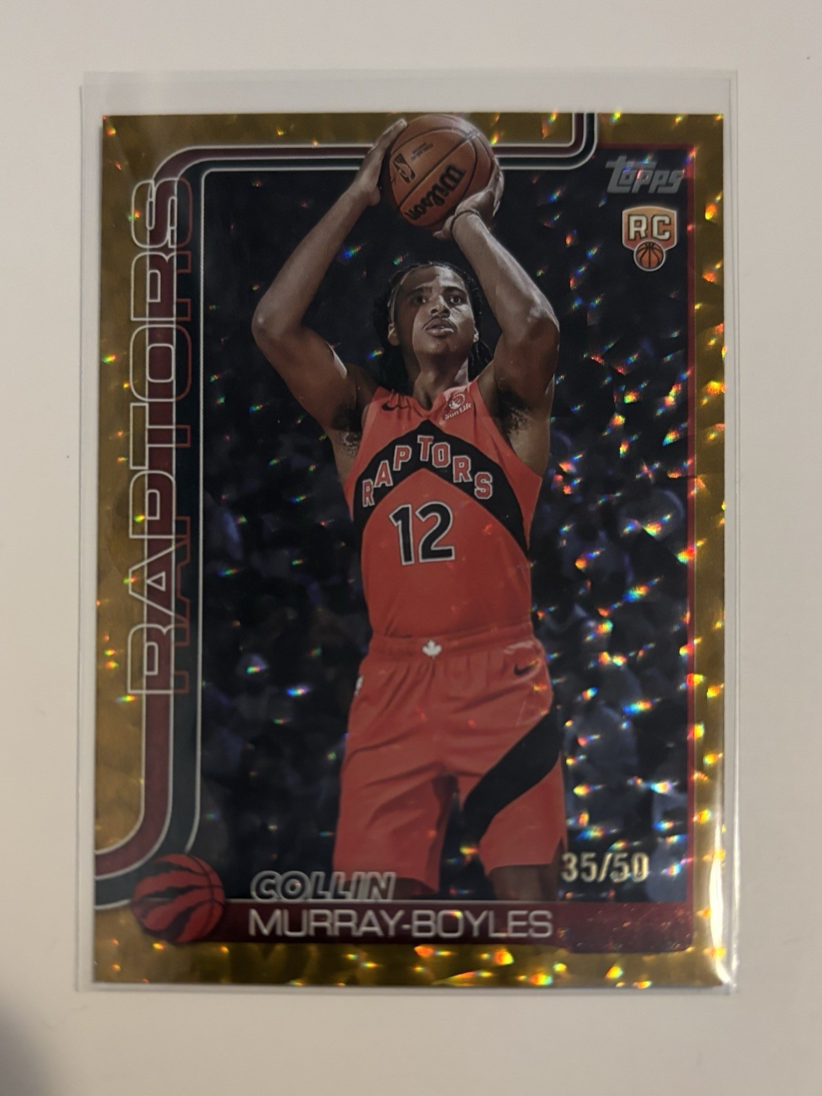 2025-26 Topps - Collin Murray-Boyles #209 Gold Crackleboard Foil /50 (RC)