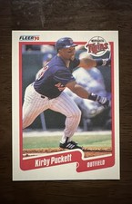 1990 Fleer - Kirby Puckett #383 Minnesota Twins
