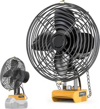 Portable Jobsite Fan Compatible with Dewalt 20v Battery, 7" Cordles...