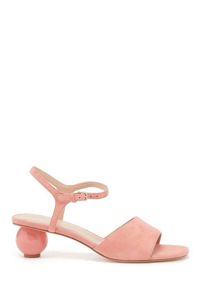 Pour La Victoire Dora кожаная сфера котенок каблук сандалии ретро открытый платье насосы - Изображение 2 из 4