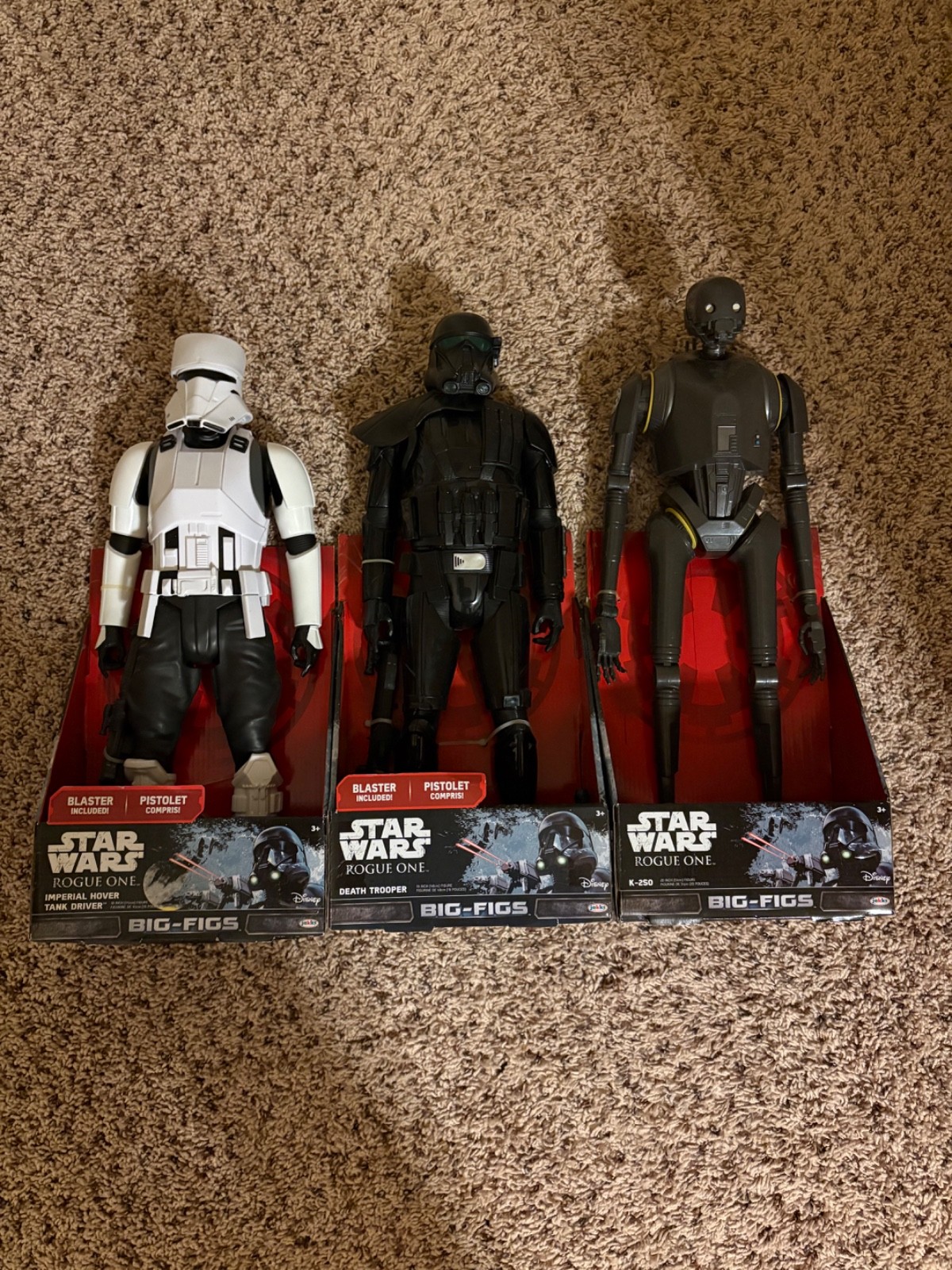 Jakks Pacific Star Wars 20 Inch Hover Tank, K-2SO, Death Trooper Lot New
