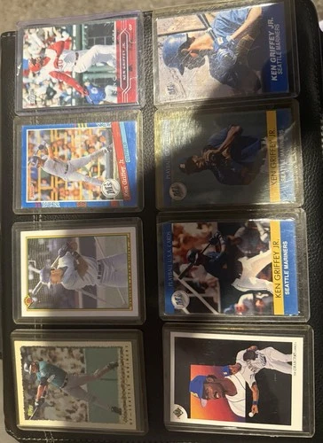 Ken Griffey Jr., Barry Sanders Sports Card Lot MLB NFL 1992 Topps Donruss Upper…