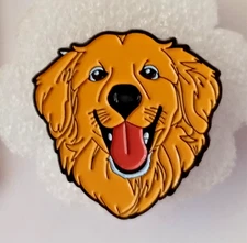 GOLDEN RETRIEVER-ENAMEL PIN-SHIP ALL THE PINS YOU BUY FOR $4.99-VISIT OUR STORE
