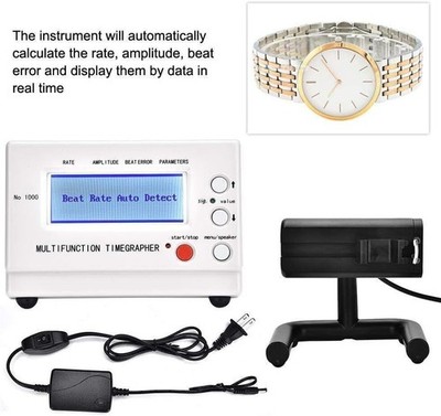 No.1000 Weishi Timegrapher Mechanical Watch Timing Machine Multifunction NEW