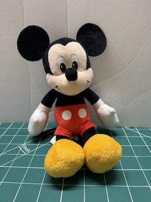 Disney Store Mickey Mouse Plush Toy Doll Small 9'' Tall
