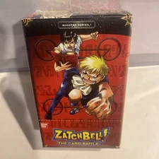 2005 ZATCH BELL SERIES 1 THE CARD BATTLE GAME SEALED BOX 12 PACKS RARE QTY!!!