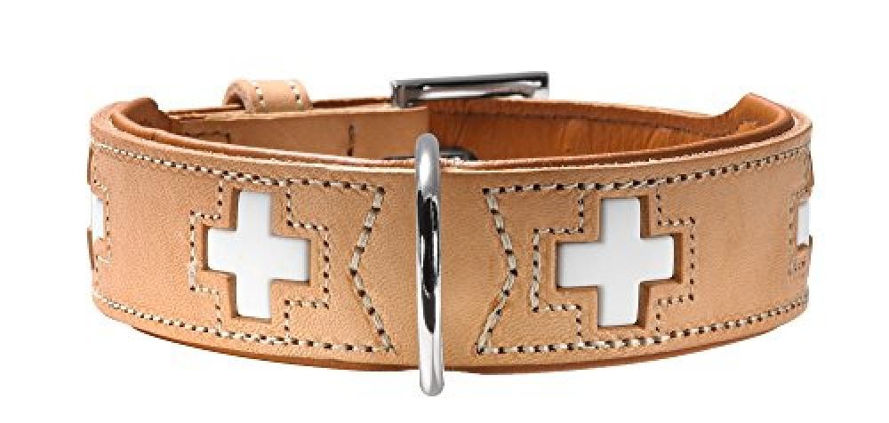 Collare Robusto HUNTER Swiss 60 in Cuoio | Naturale 47-54 cm