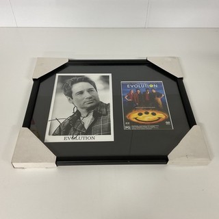 Framed & Signed David Duchovny Evolution Movie Memorabilia No COA (JT) W#651