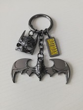 Batman Mask Logo Keychain 316L Stainless Steel New