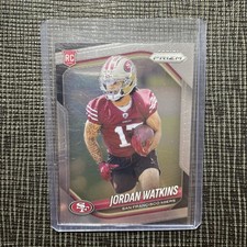 2025 Panini Prizm Jordan Watkins Rookie RC San Francisco 49ers #389