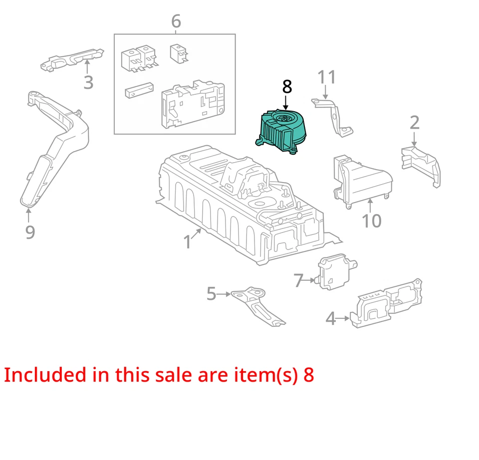 Toyota Avalon 2016 calentador aire acondicionado motor fabricante de equipos originales 84 k millas - LKQ405473637 Foto 4 de 4