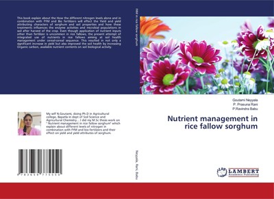 Nutrient management in rice fallow sorghum Goutami Neyyala