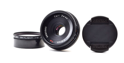 Top Mint】Contax Carl Zeiss Tessar T* 45mm F2.8 AEJ Pancake Lens