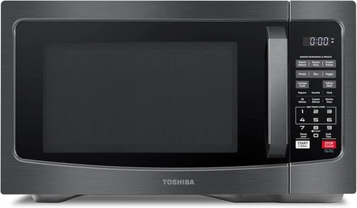 TOSHIBA EM131A5C-BS Countertop Microwave Ovens 1.2 Cu Ft, 12.4" Removable...