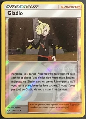 Pokemon Karte Gladio Invasion Carmin 95/111 Reverse Top Zustand, unbespielt