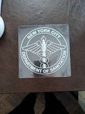 New York City Department Of Sanitation Garbage Can Decal 2 Pak