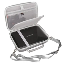Hard Portable DVD Player Case Fits 12" DBPOWER, EVA Shockproof, Gray