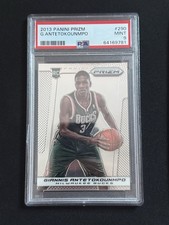 Giannis Antetokounmpo 2013-14 Panini Prizm #290 Bucks Rookie Card (RC) PSA 9. rookie card picture