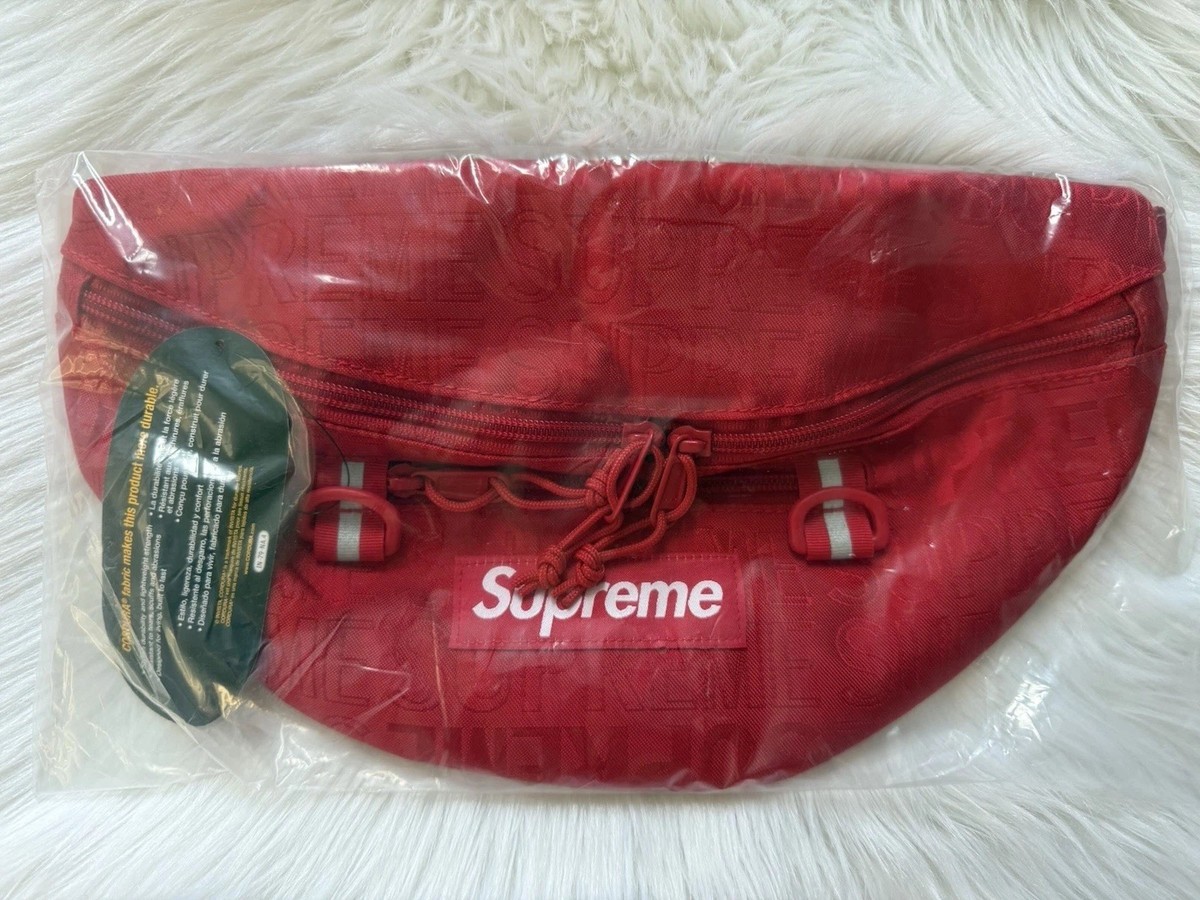 Supreme Waist Bag (SS19) Red 100% Deadstock Authentic NWT