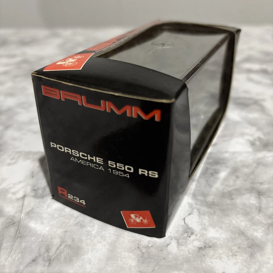 Coche modelo James Dean Brumm R234 Porsche 550 RS America 1954 escala 1:43 Foto 3 de 4