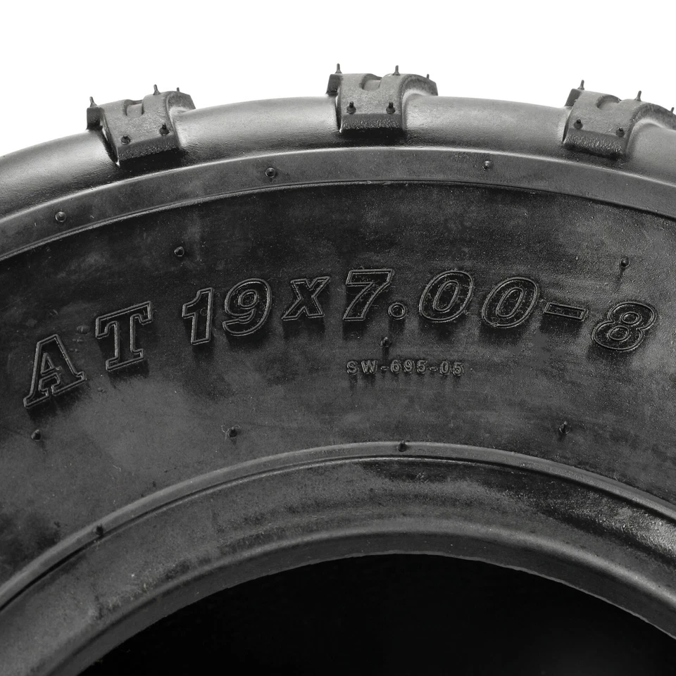 4pcs 19x7-8 Front Rear 18x9.5-8 Tire ATV 6PR 19x7.00-8 18x9.50-8 Tires ATV Mower - Image 2 of 4