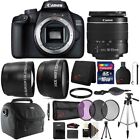 Canon Eos 3000D Dslr Camera with 18-55mm Lens and 16Gb Top Value Kit