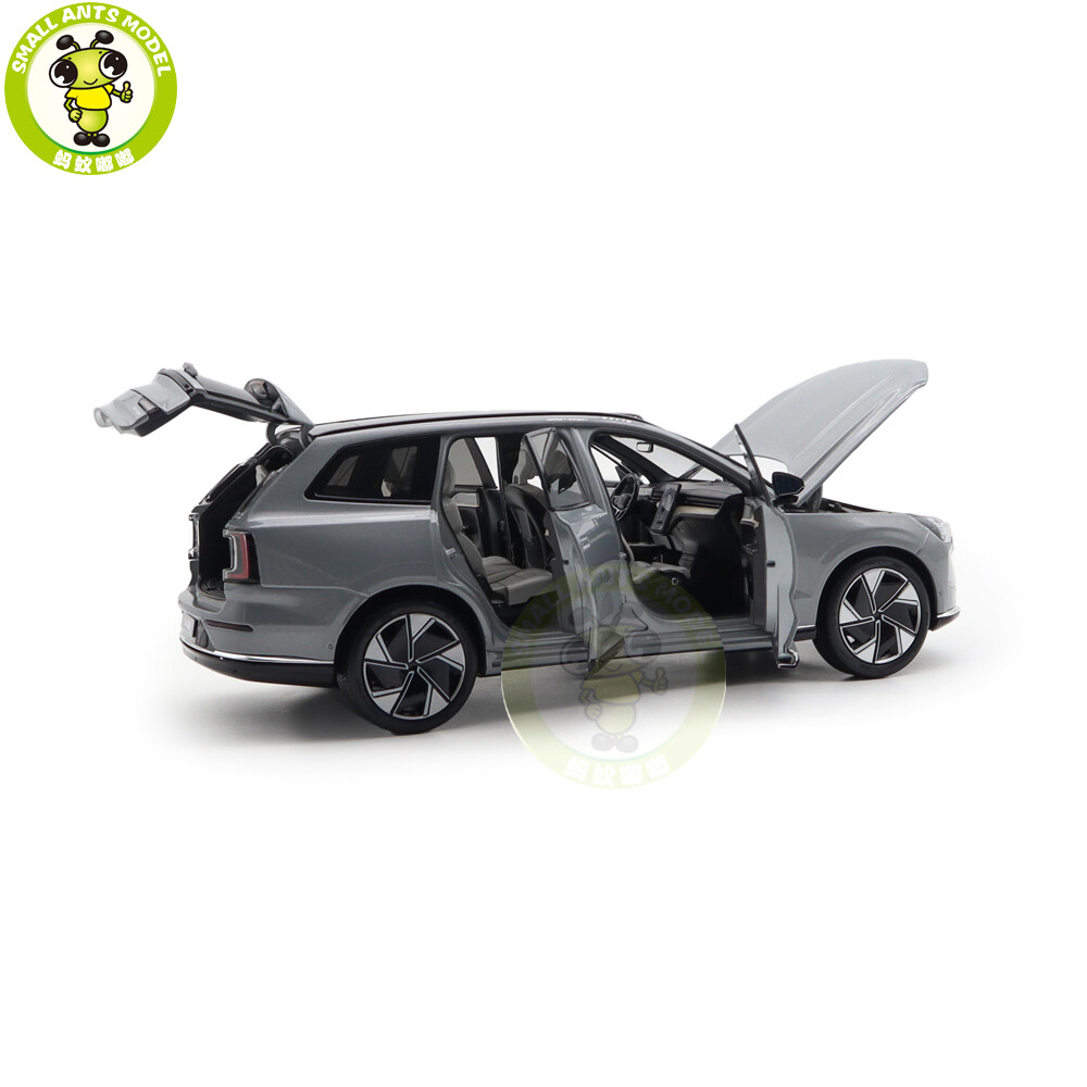 1/18 Volvo EX90 Electric Vehicle Gray Diecast Model Toy Car