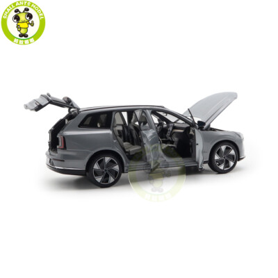 1/18 Volvo EX90 Electric Vehicle Gray Diecast Model Toy Car