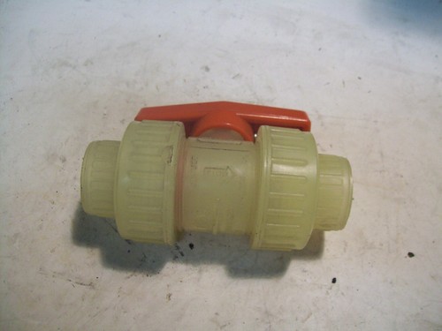 NUOVA VALVOLA A SFERA COLONIAL V07106N 1/2" SALDATURA FUSIONE POLIPROPILENE/VITON P5354 - Foto 2 di 4