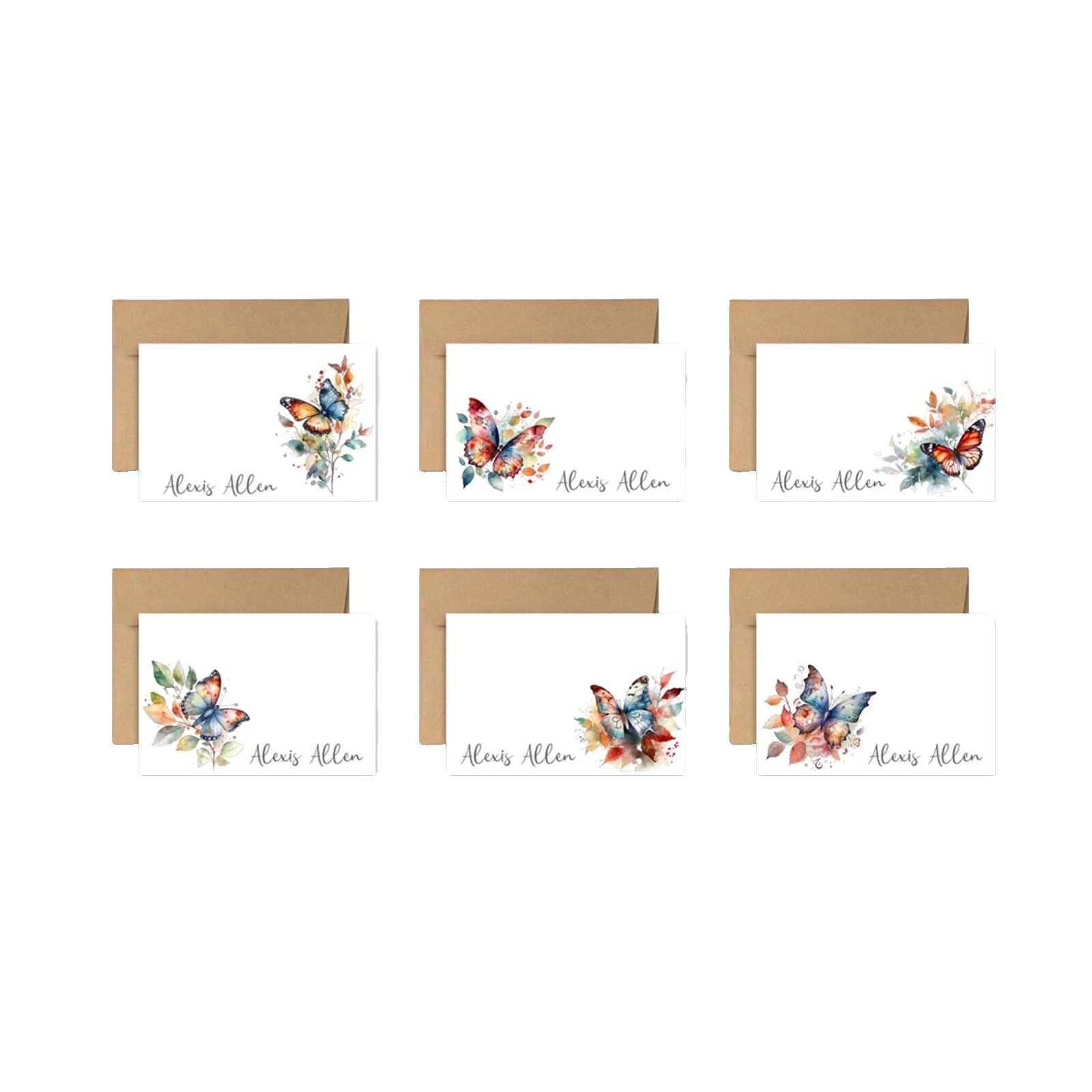 Handmade todas las ocasiones Mariposas Invitaciones Y Tarjetas De Felicitación