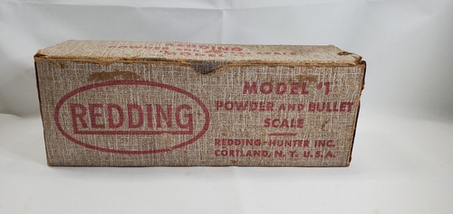 VINTAGE REDDING HUNTER POWDER SCALE With Scale And Box - Picture 5 of 5