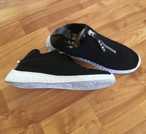 DKNY Women 9.5 US Black Zipper Shoes - Picture 3 of 7