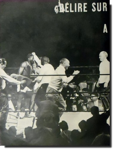 Ausschnitt Pressespiegel 1959 - Combat Boxen Johansson / Patterson 8 Seiten