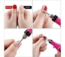 Pana 3/32 """" Gambo A Forma Di Palla A Forma Di Palla Bianca A Forma Di Grana Media Punta Del Perforazione Per Unghie Per Macchina Dremel~p141511332 - Foto 8