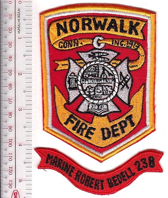 Norwalk Fire Department Conecticut Robert Bedell Fireboat 238 Marine