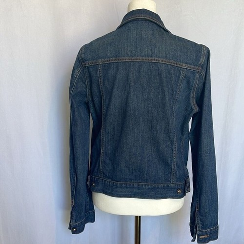 LL Bean Damen Jeansjacke mit Stretch Größe XS Oversized Preppy 90er Y2K EUC - Bild 5 von 10