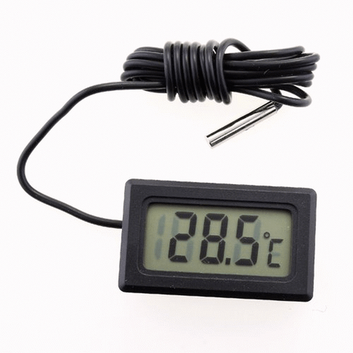 New Digital LCD Fridge Thermometer + Batteries Kitchen Freezer