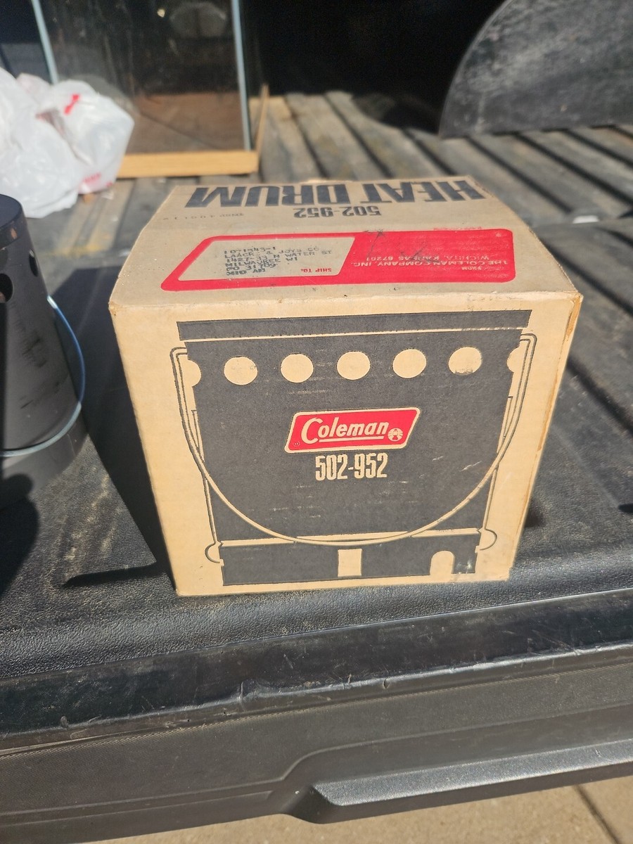 Coleman - コールマン Coleman HEAT DRUM ヒートドラム 502-952 アタッチメント 遠赤 キャンプ アウトドア 冬のソロキャンで暖を取るための道具！Coleman(コールマン