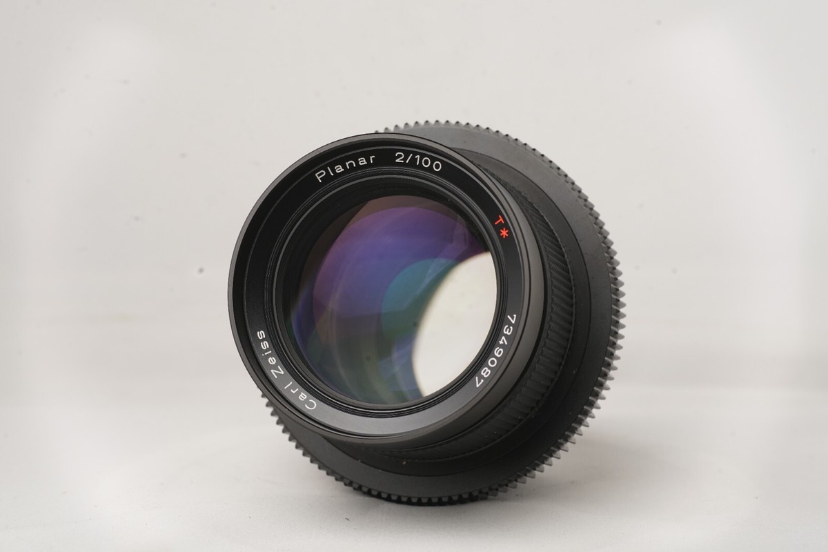 極美品　CONTAX Carl Zeiss Planar T* 100mm F2 MINT] Contax Carl Zeiss Planar T* 100mm f/2 MMJ Lens From
