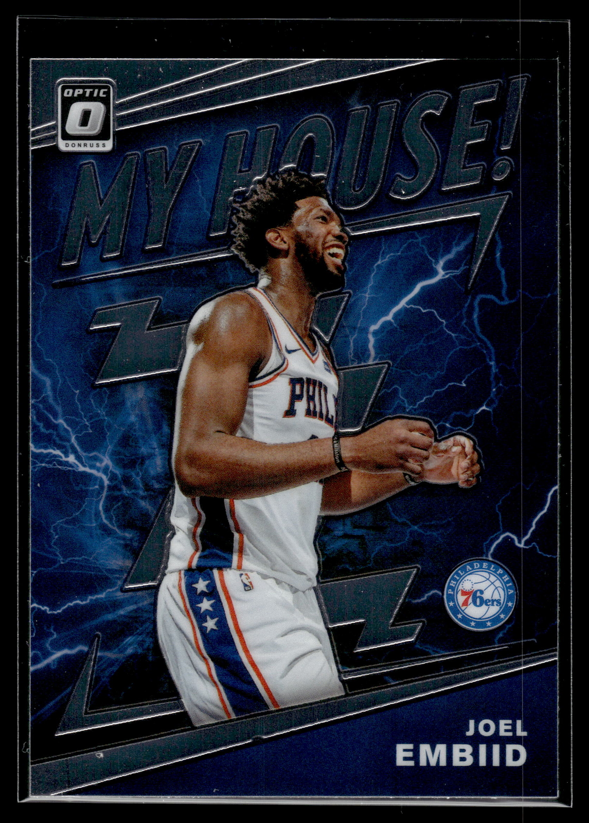 Joel Embiid 2019-20 Donruss Optic My House! Card #4