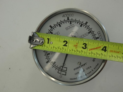 Ashcroft #1008 02B Liquid-Filled, 0-10000PSI, 4" Face - NEW Surplus! - Picture 4 of 6
