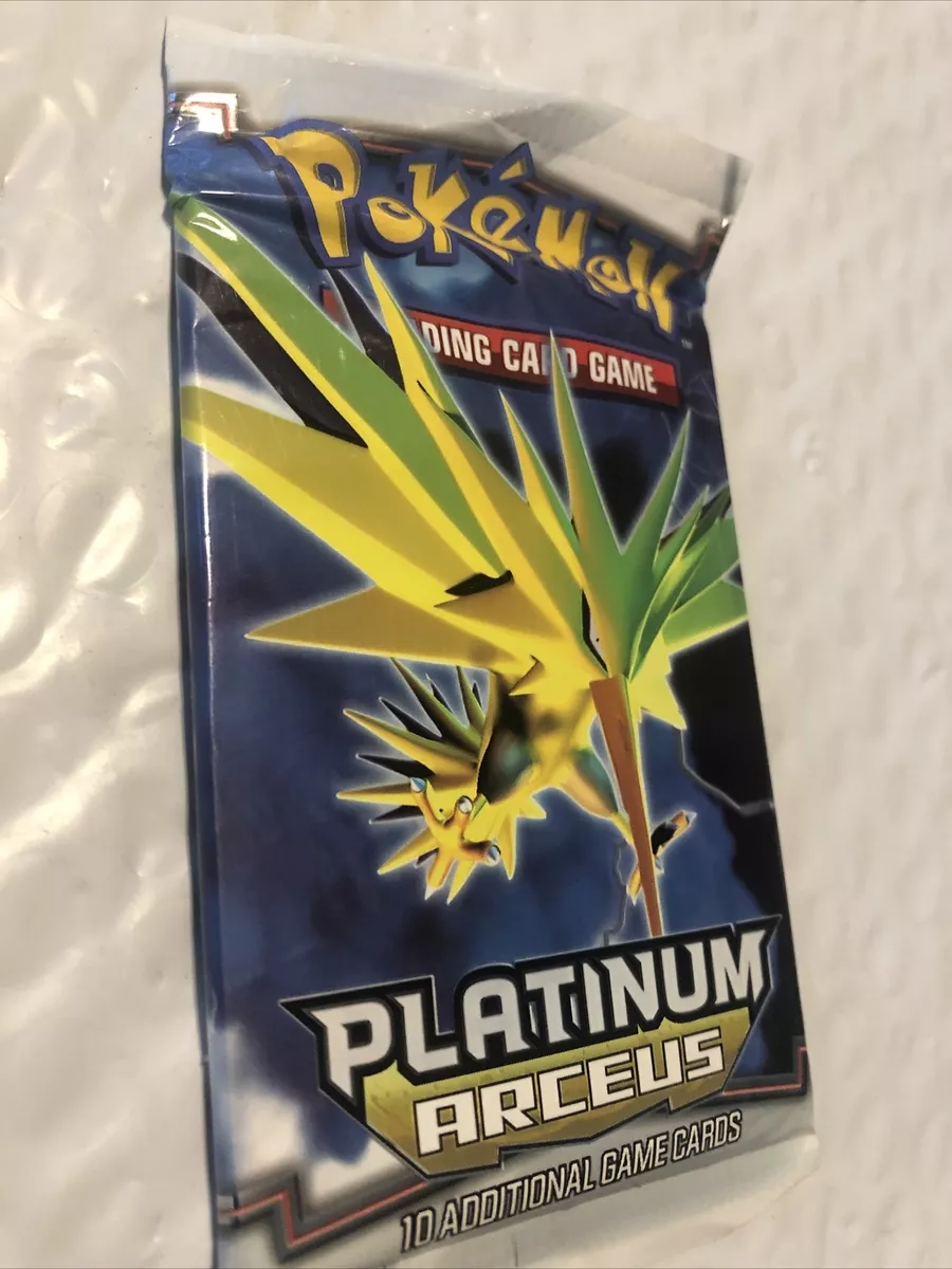 Pokemon (4) Sealed Packs Platinum: Arceus Complete Art Set