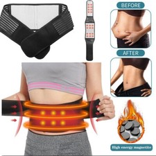 Adjustable Lumbar Back Support Lower Waist Belt Brace Pain Relief For Men Women