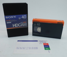 Sony BCT-40HD HDCam Videocassette 40 Min Digital HDVS