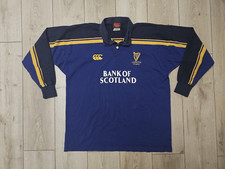 LEINSTER RUGBY UNION VINTAGE SHIRT 2003 2005 RUGBY JERSEY LONG 2XL CANTERBURY